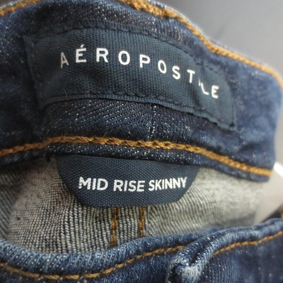 AREOPOSTALE AERO MIDRISE SKINNY JEAN - LADIES 4 R - Picture 4 of 5